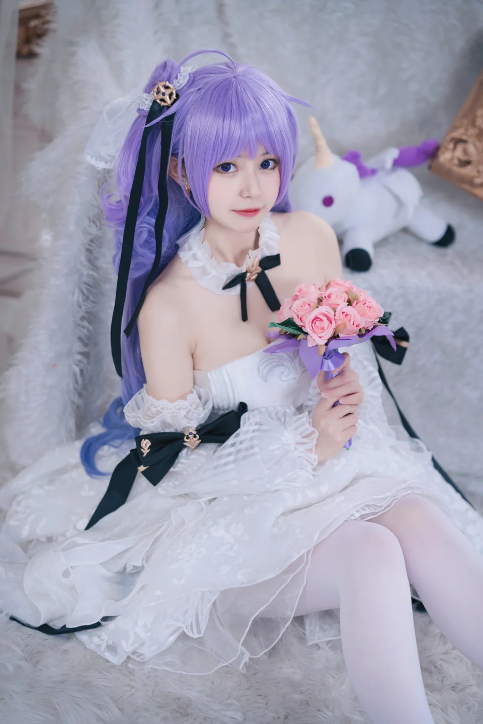 猫大人 - 碧蓝航线 独角兽 花嫁 [23P-273MB] tg@simisebaisi 【丝足阁】012.webp